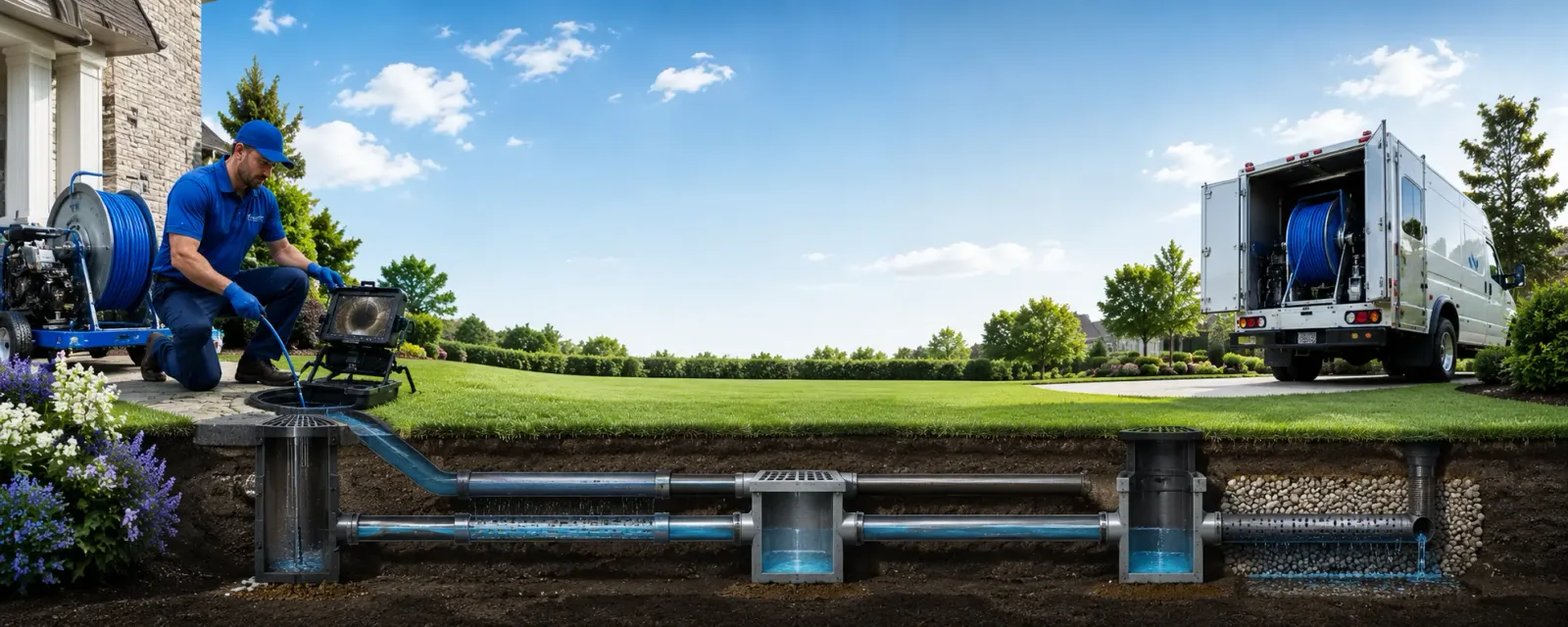 Outdoor drain cleaning information for Dunn Center, ND